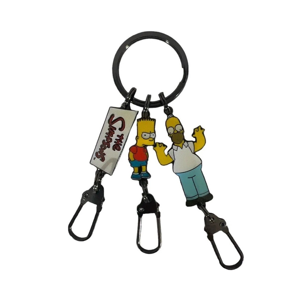 Simpsons BART HOMER MULTI Keychain Series Collectible Gift Key Ring